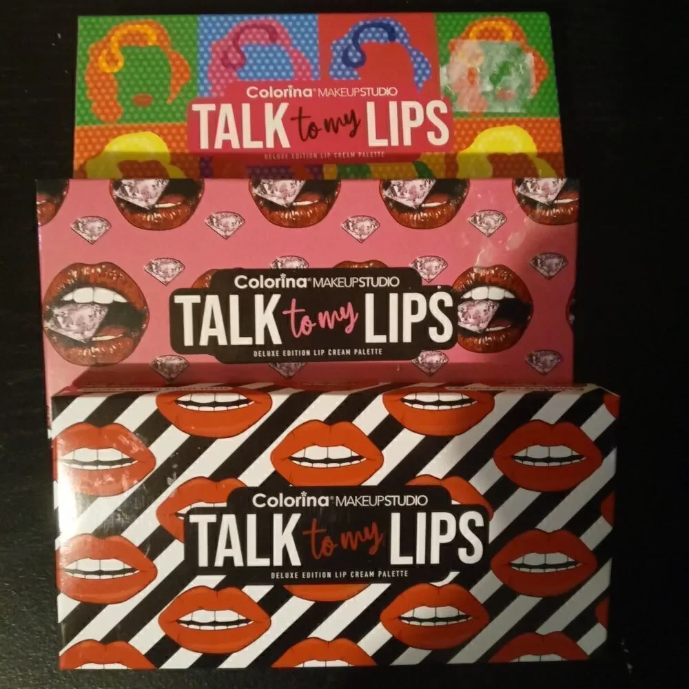 Two jumbo Lips cream pallets
